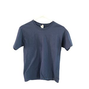 JERZEES Kids Plain Navy Blue Tee